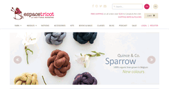 Desktop Screenshot of espacetricot.com